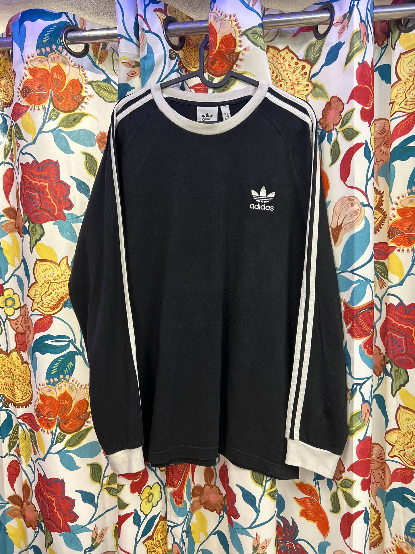 Adidas black crewneck