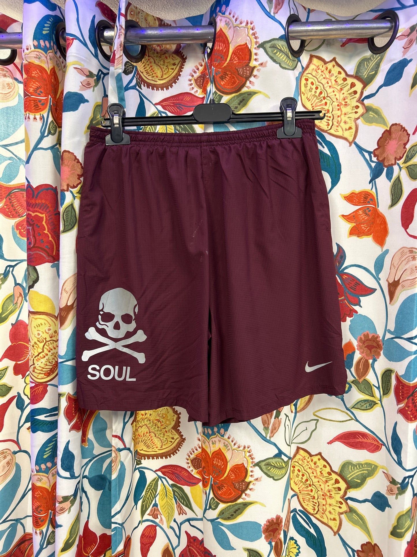 Nike DriFit burgundy shorts