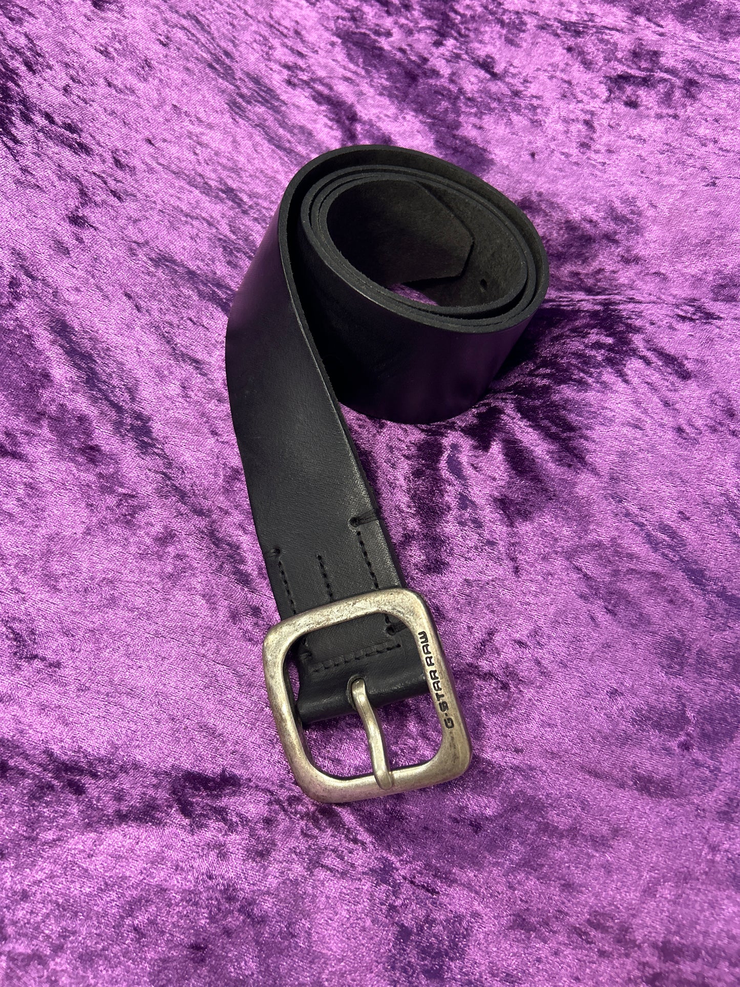 G-Star Black Leather Belt