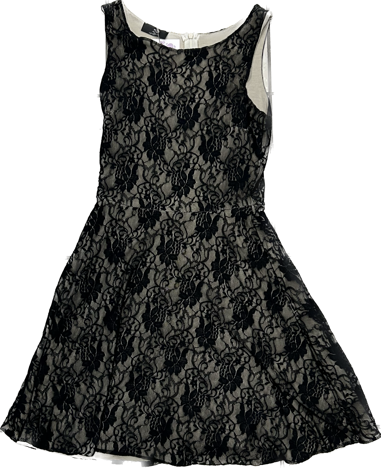 Black lace dress