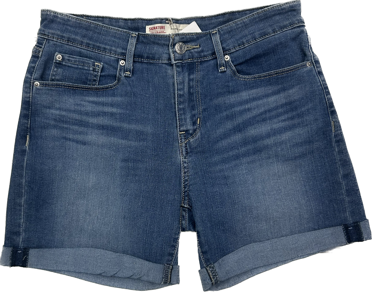 Levisstrauss Signature Denim Shorts (Mid-Rise)