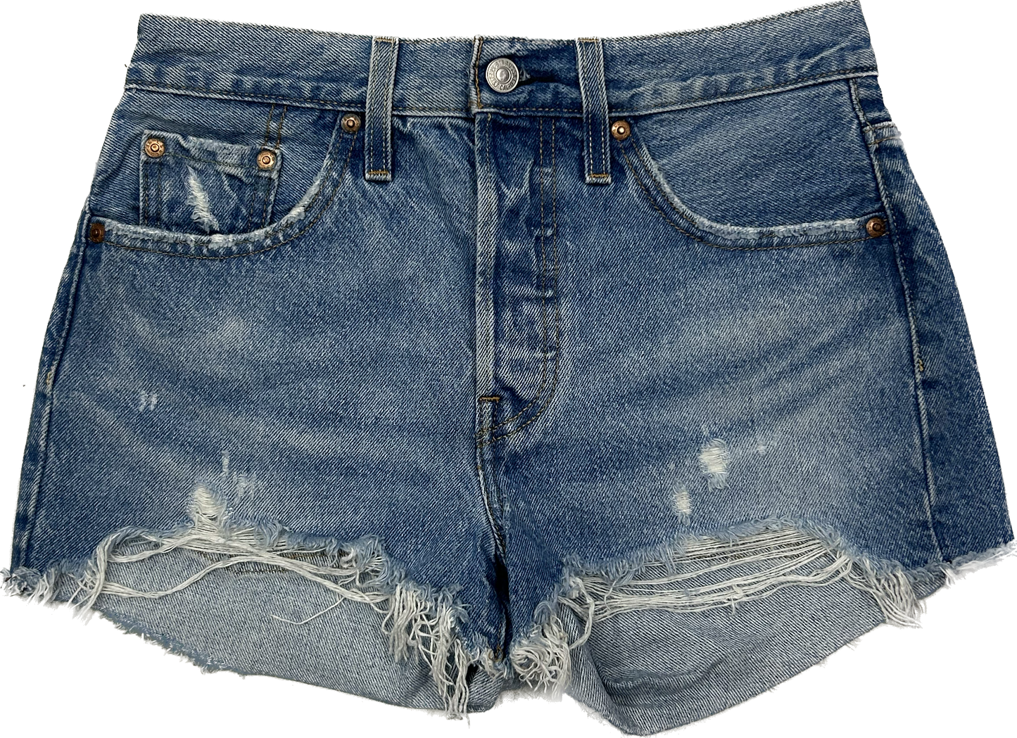 Levi's Premium Denim Ripped Shorts