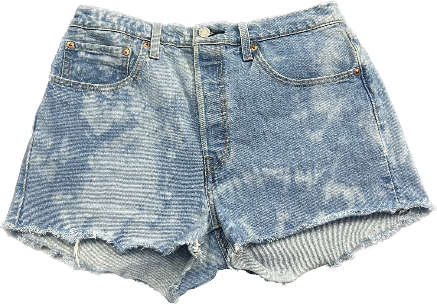 Levi's 501 Tie Dye Denim Shorts