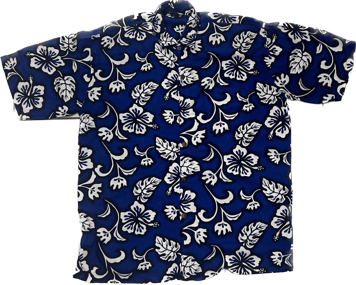Midnight Blue Floral Summer Shirt