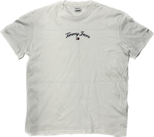 Tommy Hilfiger White Oversized Heavy Cotton T-shirt