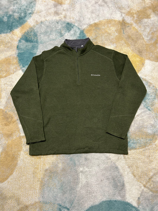 Columbia Forest Green Half-Zip