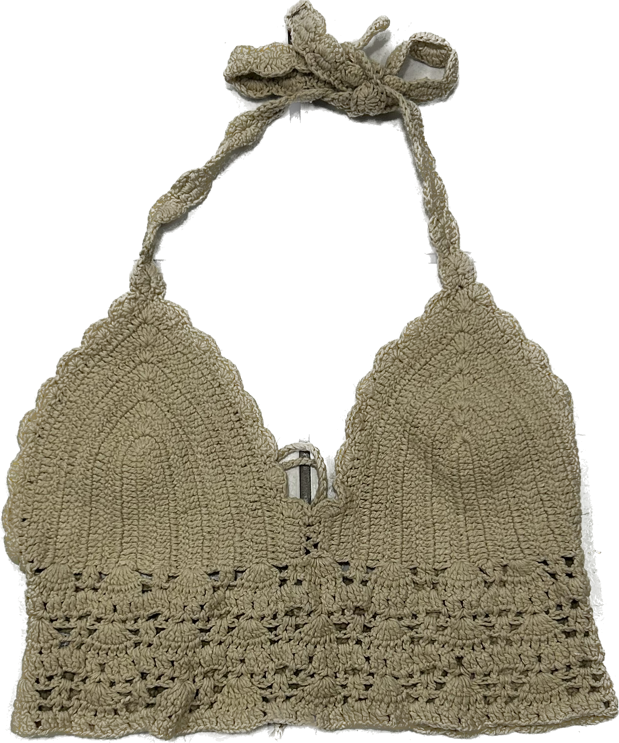 Beige Knit Top