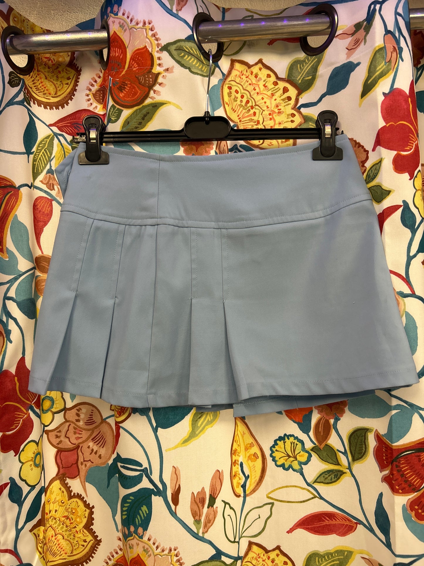 Y2k baby blue skirt