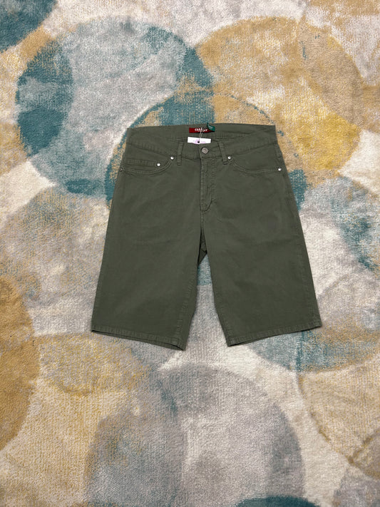 Carrera olive green Bermuda shorts