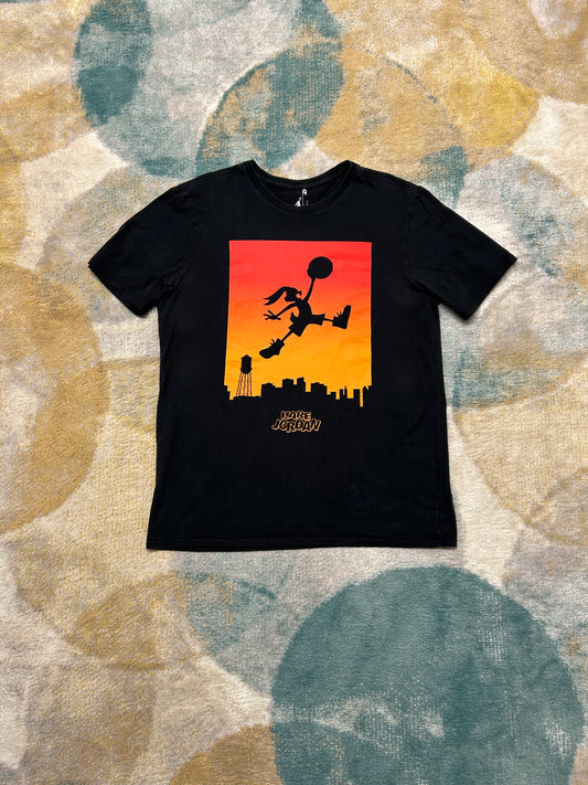 Nike air Jordan Black tee with big logo
