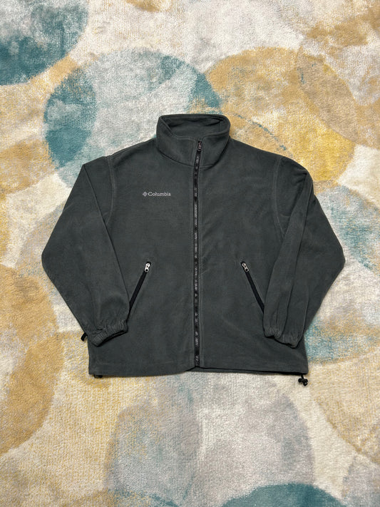 Columbia 00's titanium grey fleece jacket