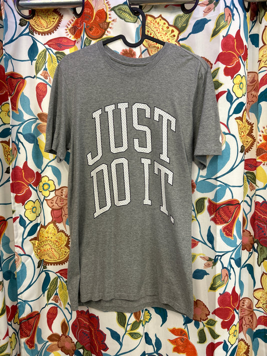 Nike just do it grey Cotton T-shirt