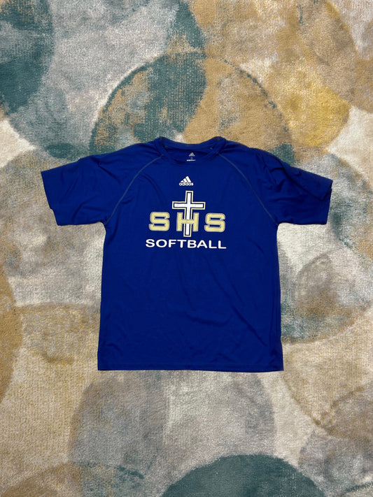 Adidas Blue Softball T-shirt