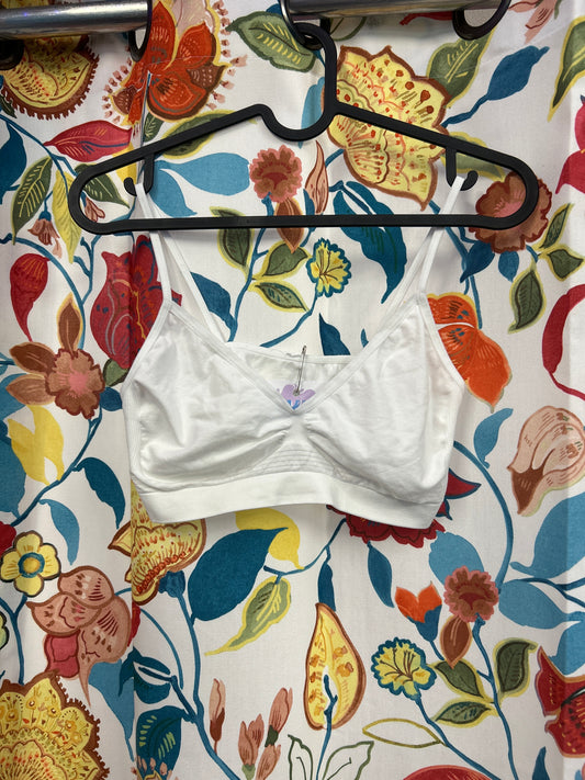 Y2k white workout top