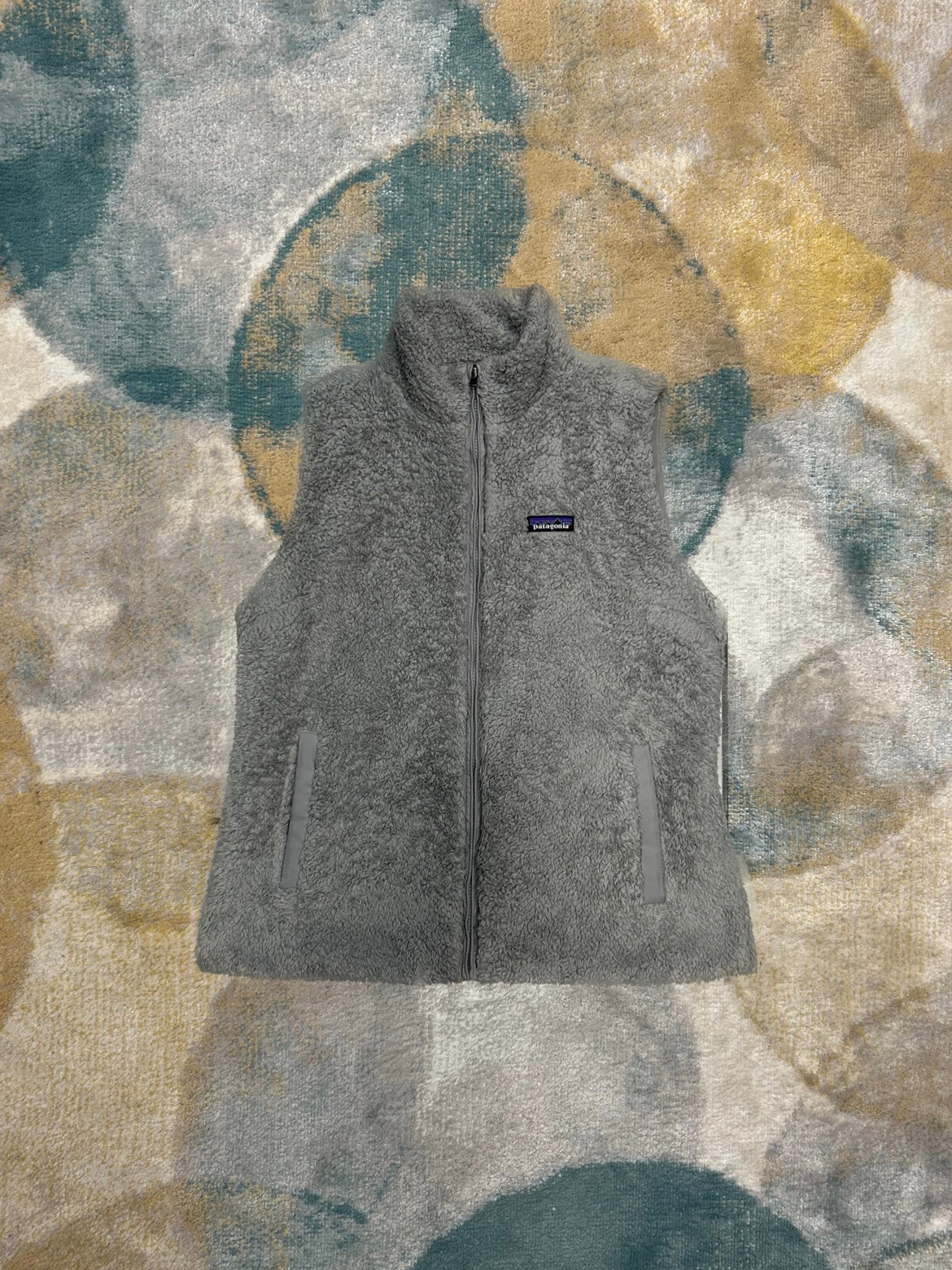 Patagonia Grey Fluffy Fleece Vest