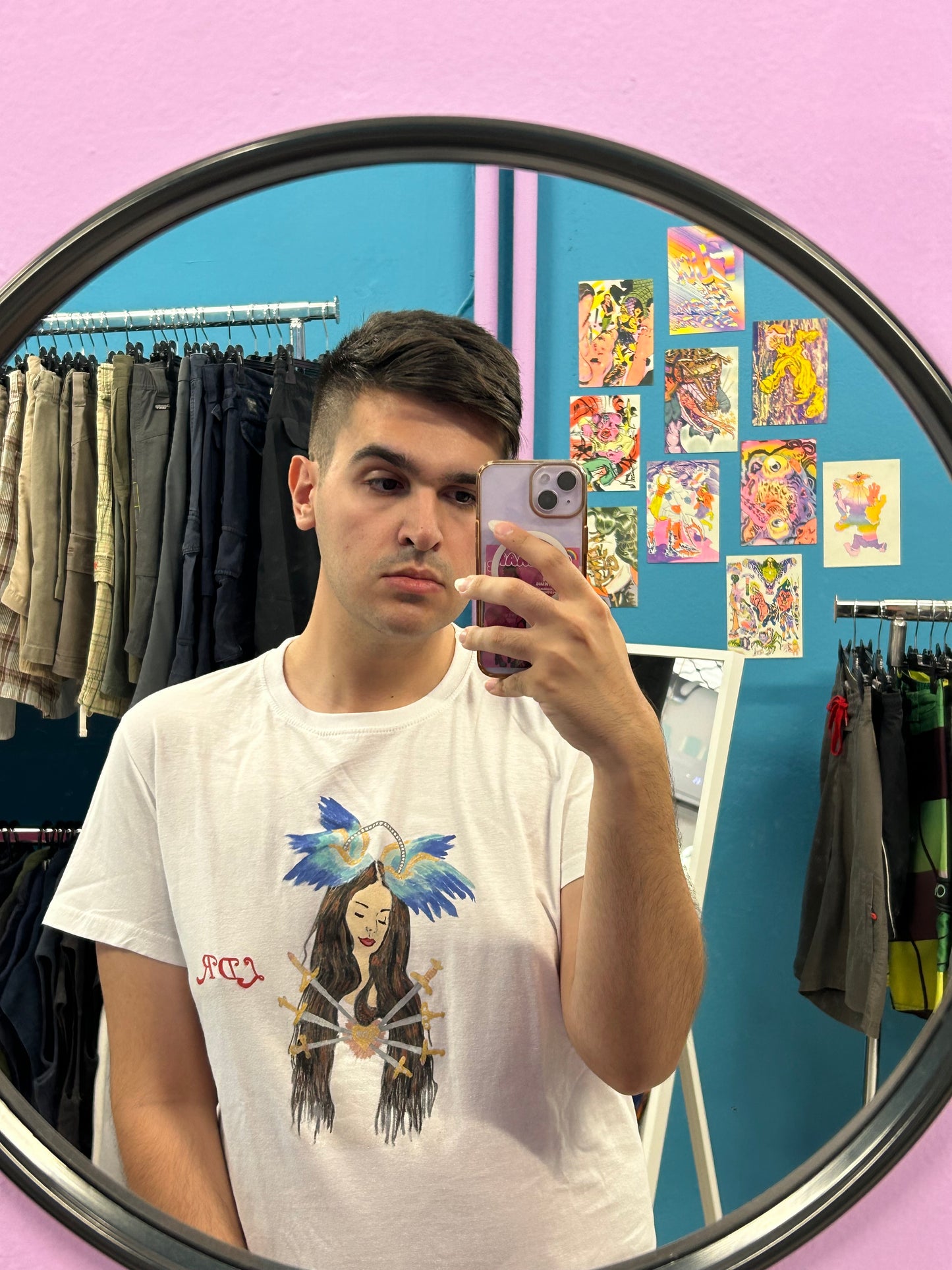 LDR portrait handmade t-shirt
