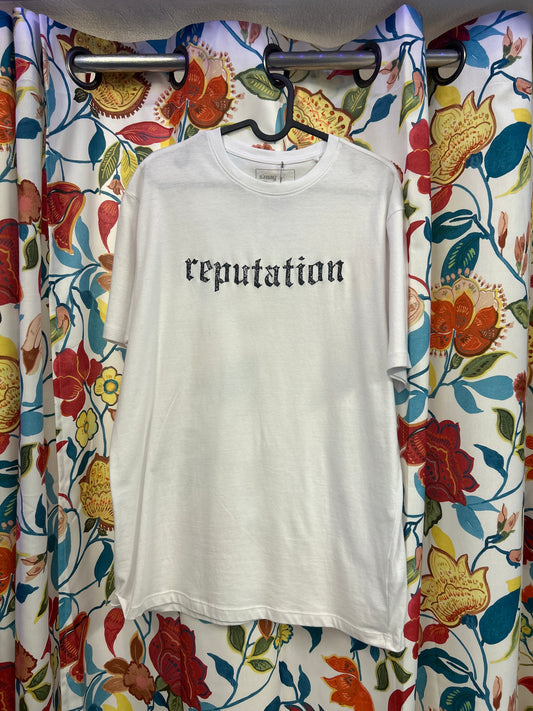 Taylor Swift 'reputation' Glitter with Gold Handmade T-shirt