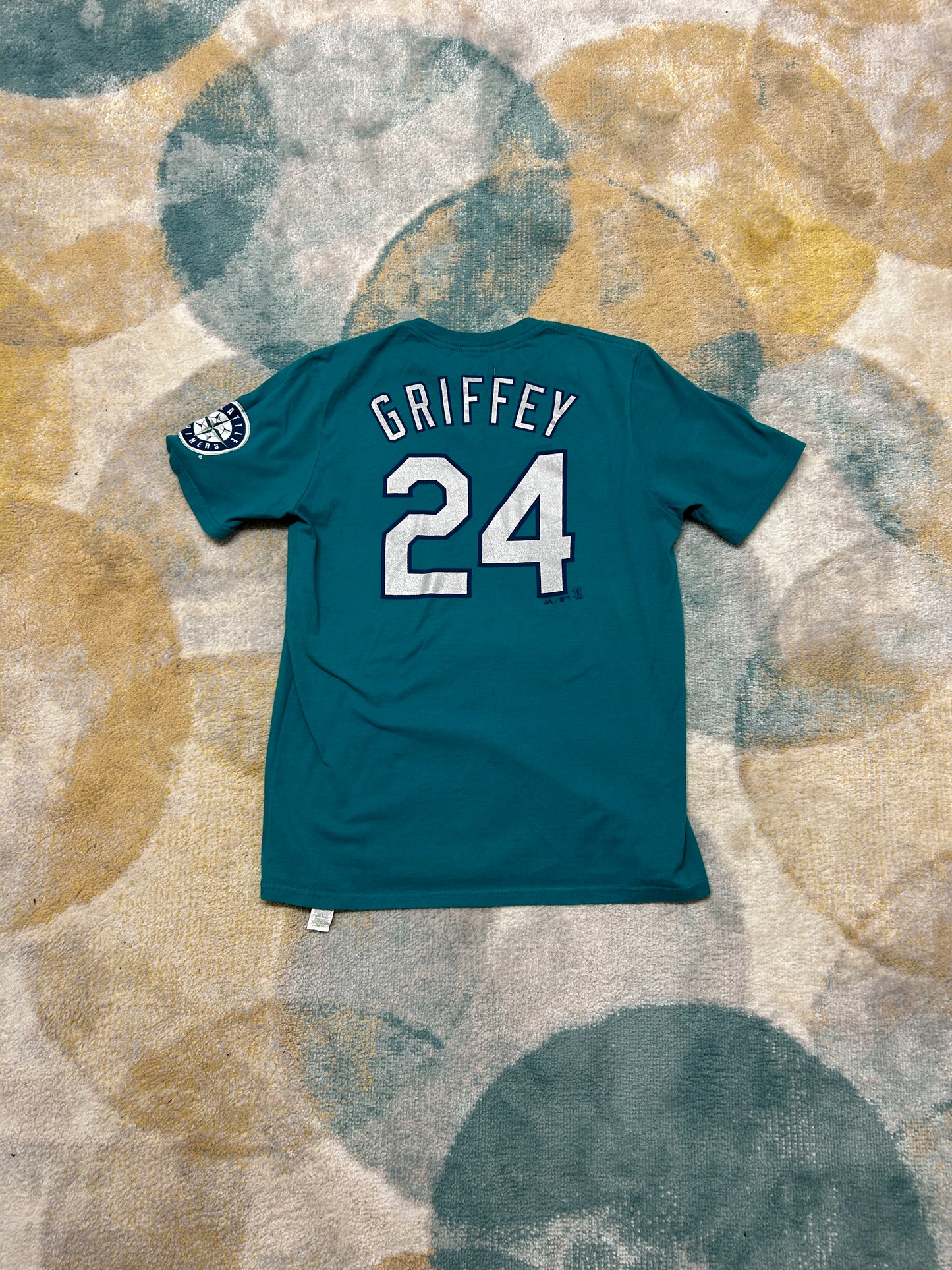 Magestic mariners teal cotton shirt