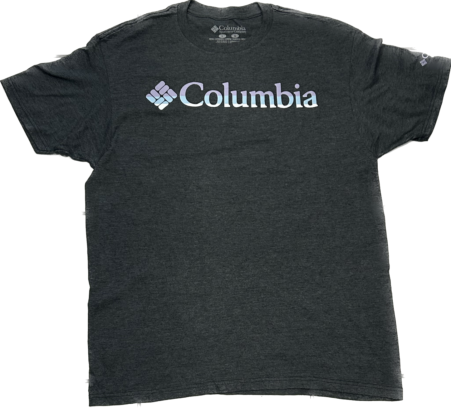 Columbia Dark Grey Cotton T-shirt