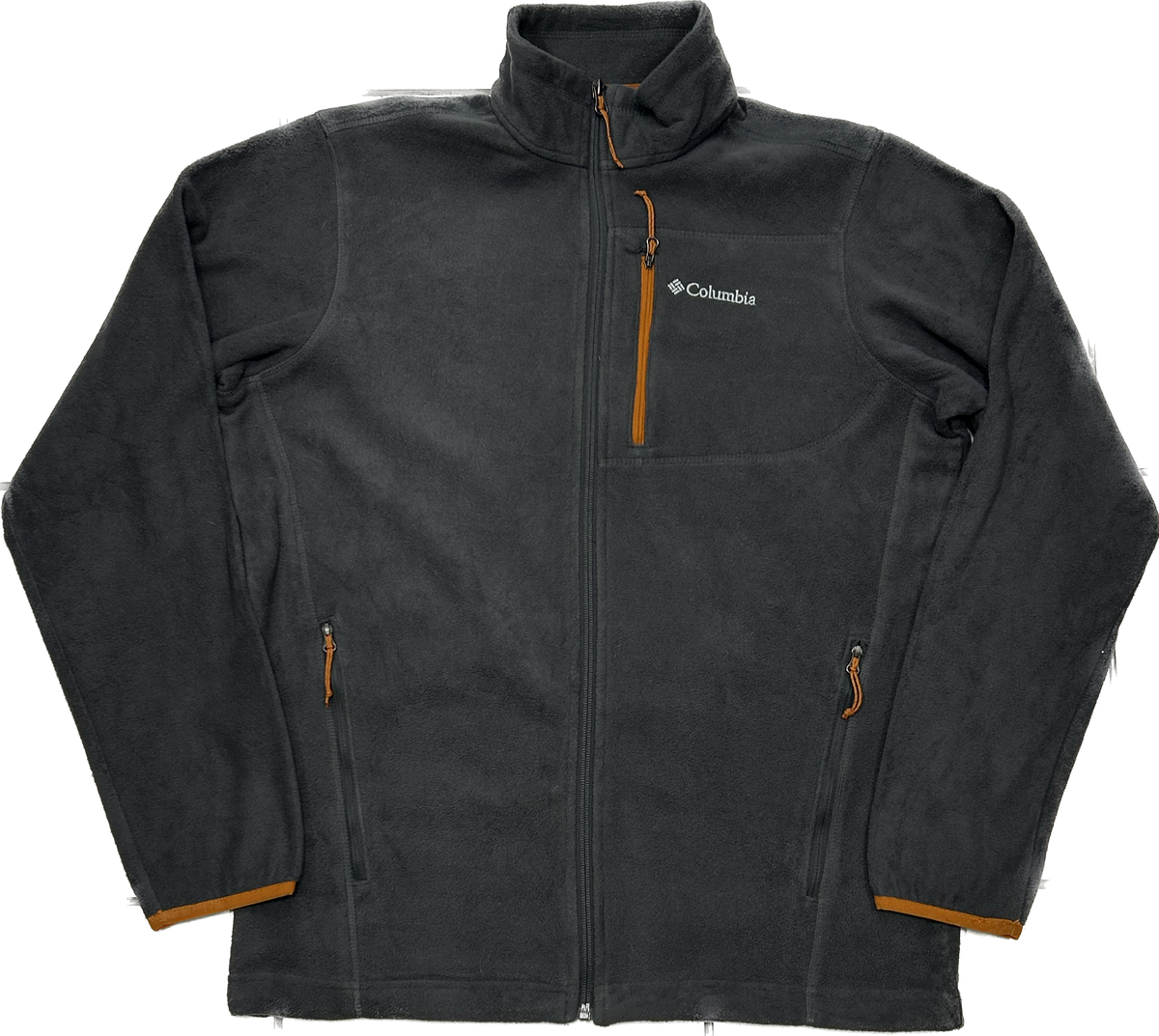 Columbia Dark Grey and Orange Fleece Jacket