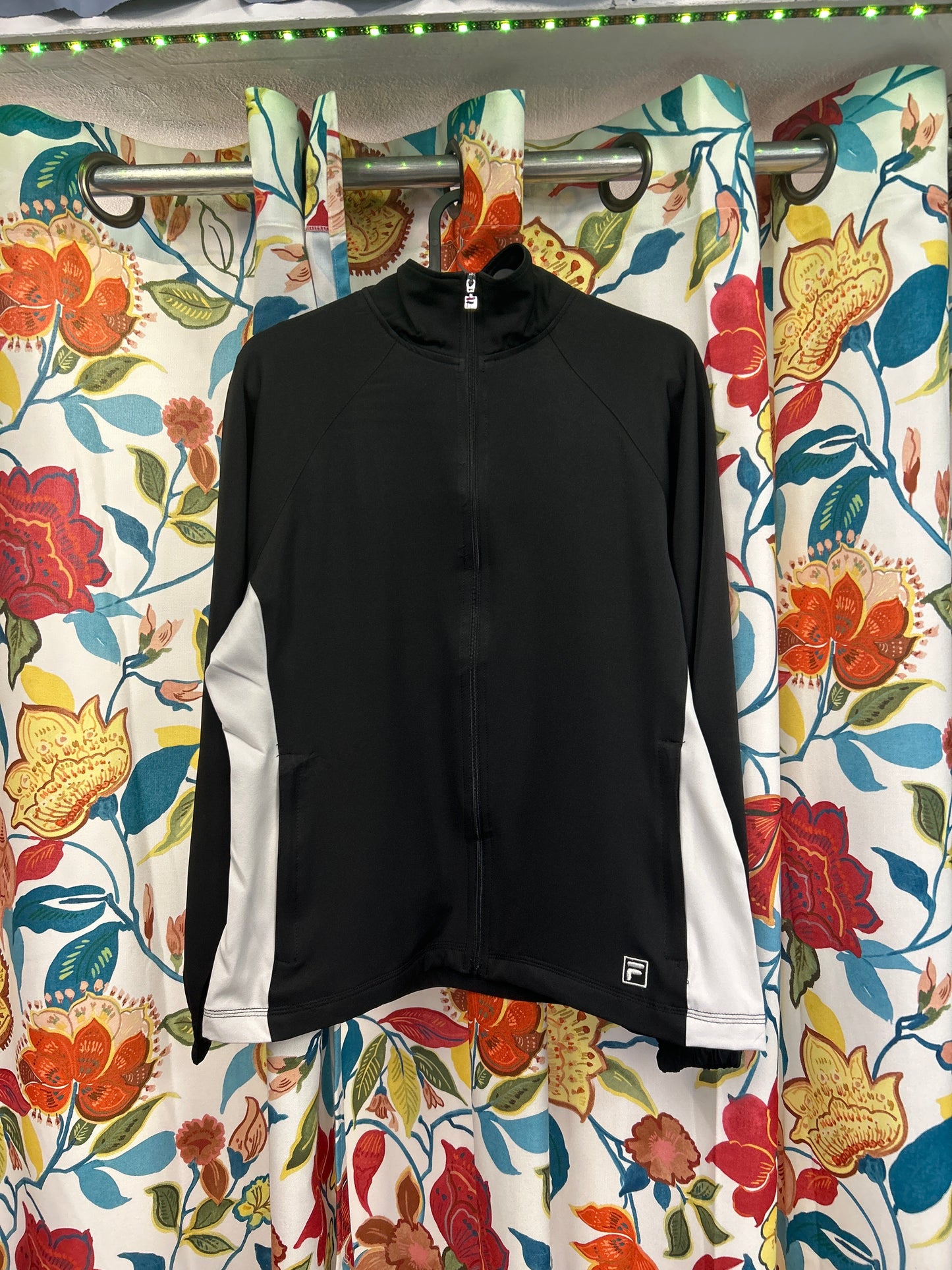 Fila black and white trackjacket