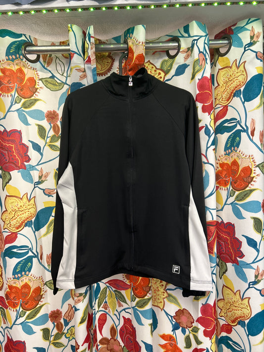 Fila black and white trackjacket