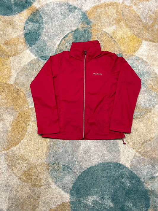 Columbia magenta windbreaker