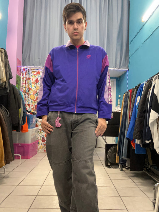 Lotto 90's rare purple vintage trackjacket