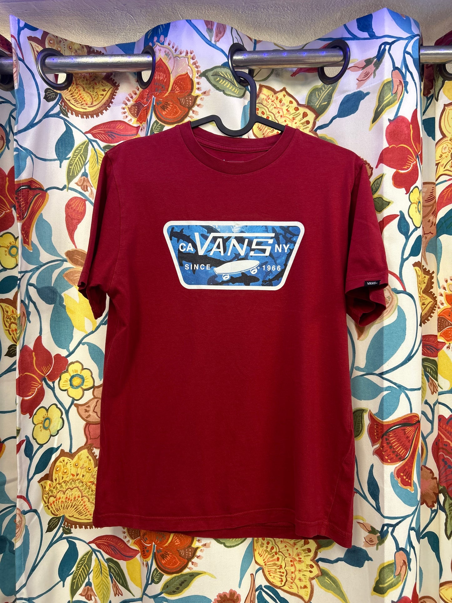 Vans Burgundy fitted t-shirt