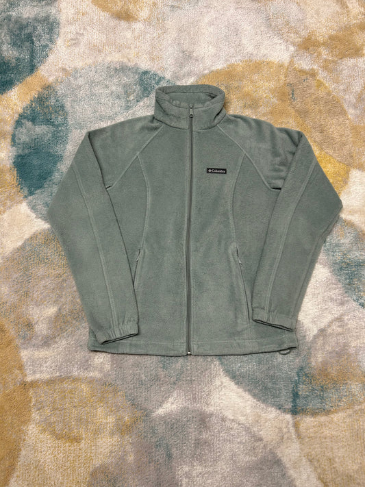Columbia mint green fleece jacket