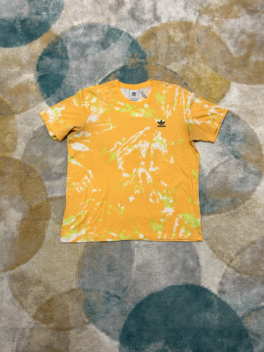 Adidas orange tie dye t-shirt