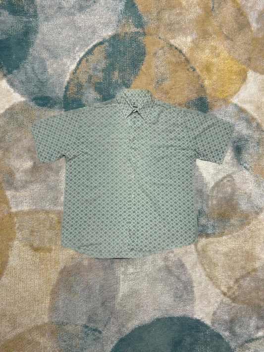 Turqoise Patterned Summer Shirt