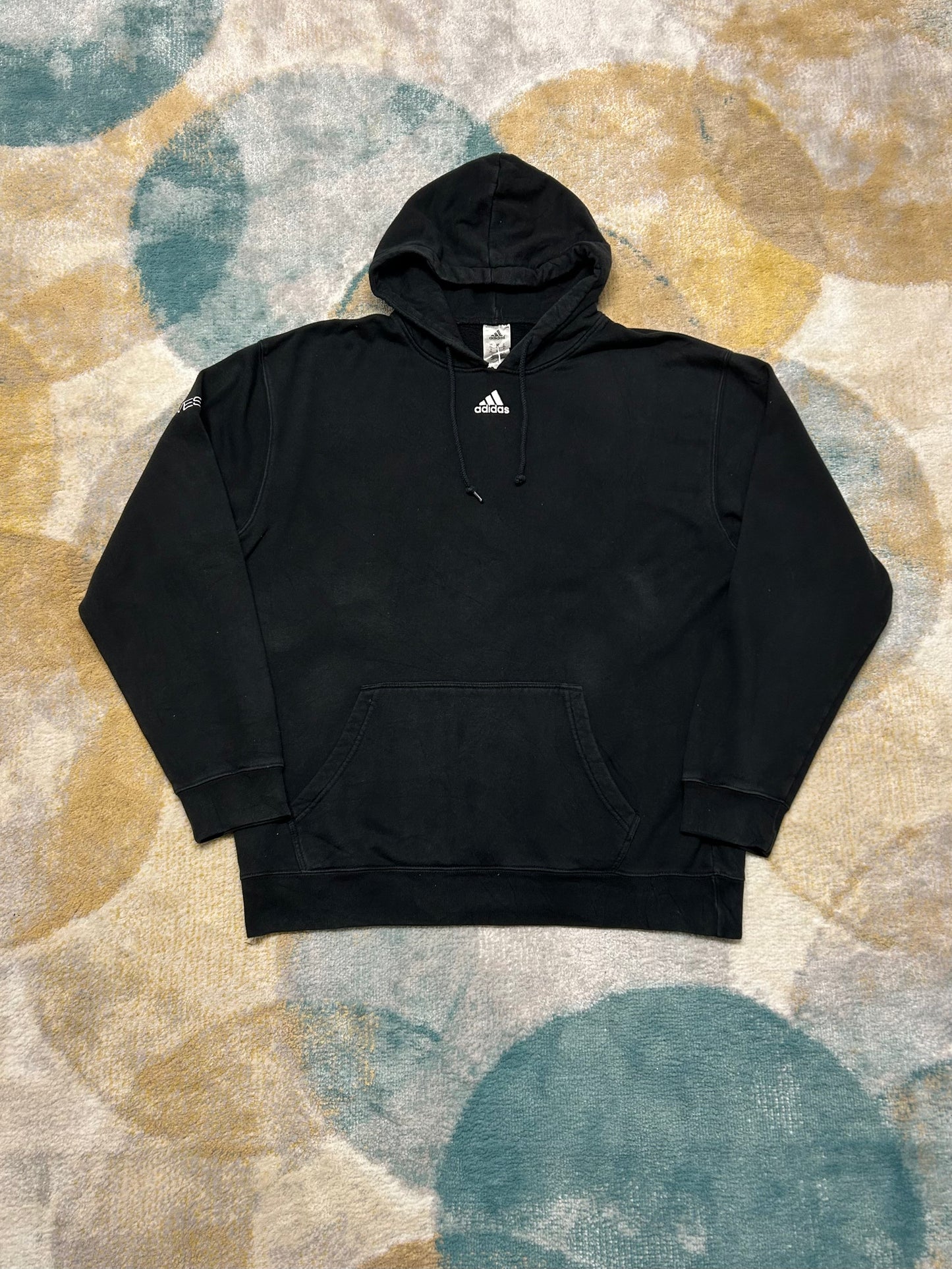 Adidas Black oversized hoodie