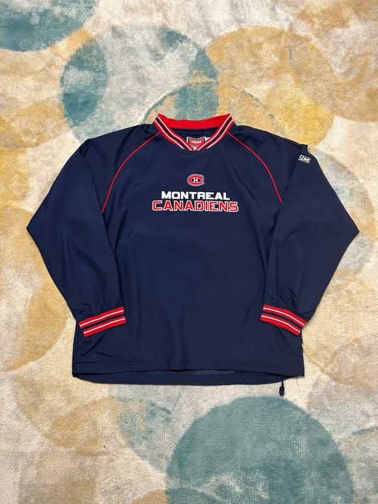 NHL retro dark blue waterproof windbreaker