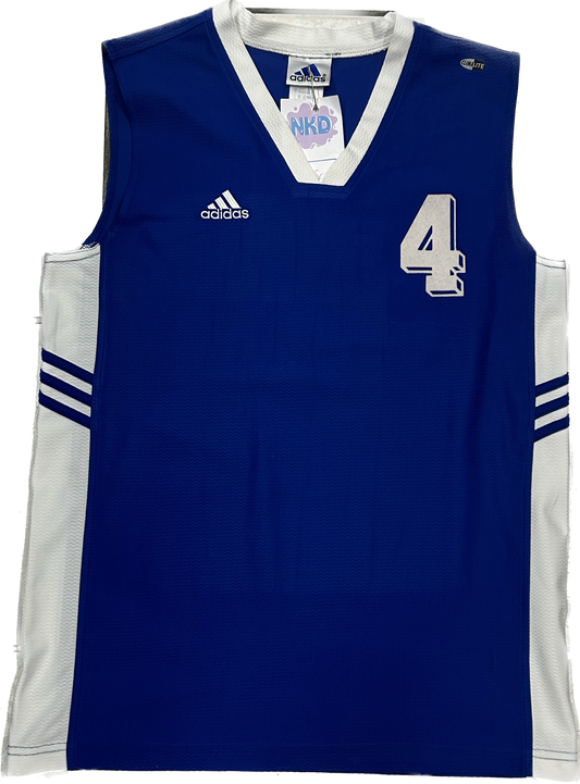 Adidas Sleeveless Blue Athletic T-shirt