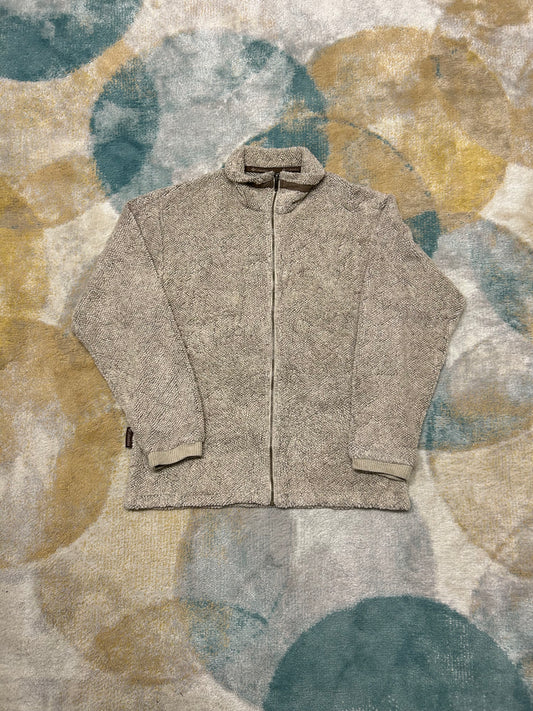 Columbia 00's fluffy beige "sheep" fleece jacket