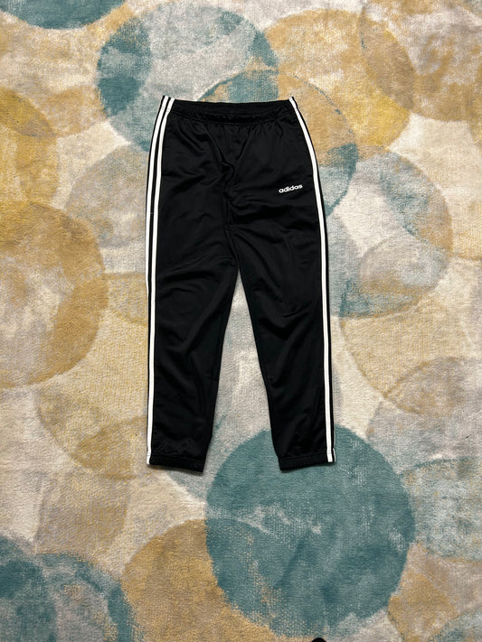 Adidas Classic Black 3-stripe trackpants