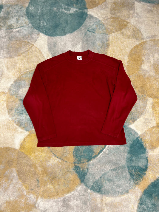 Columbia Burgundy Fleece Crewneck