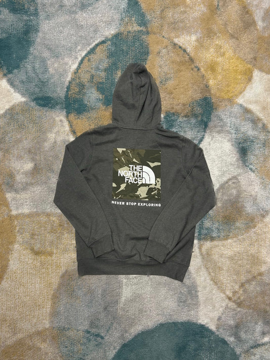 TheNorthFace Grey Cotton Hoodie
