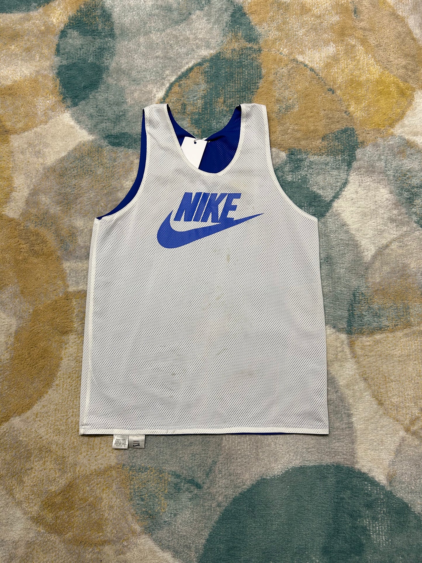 Nike blue reversible sleeveless t-shirt