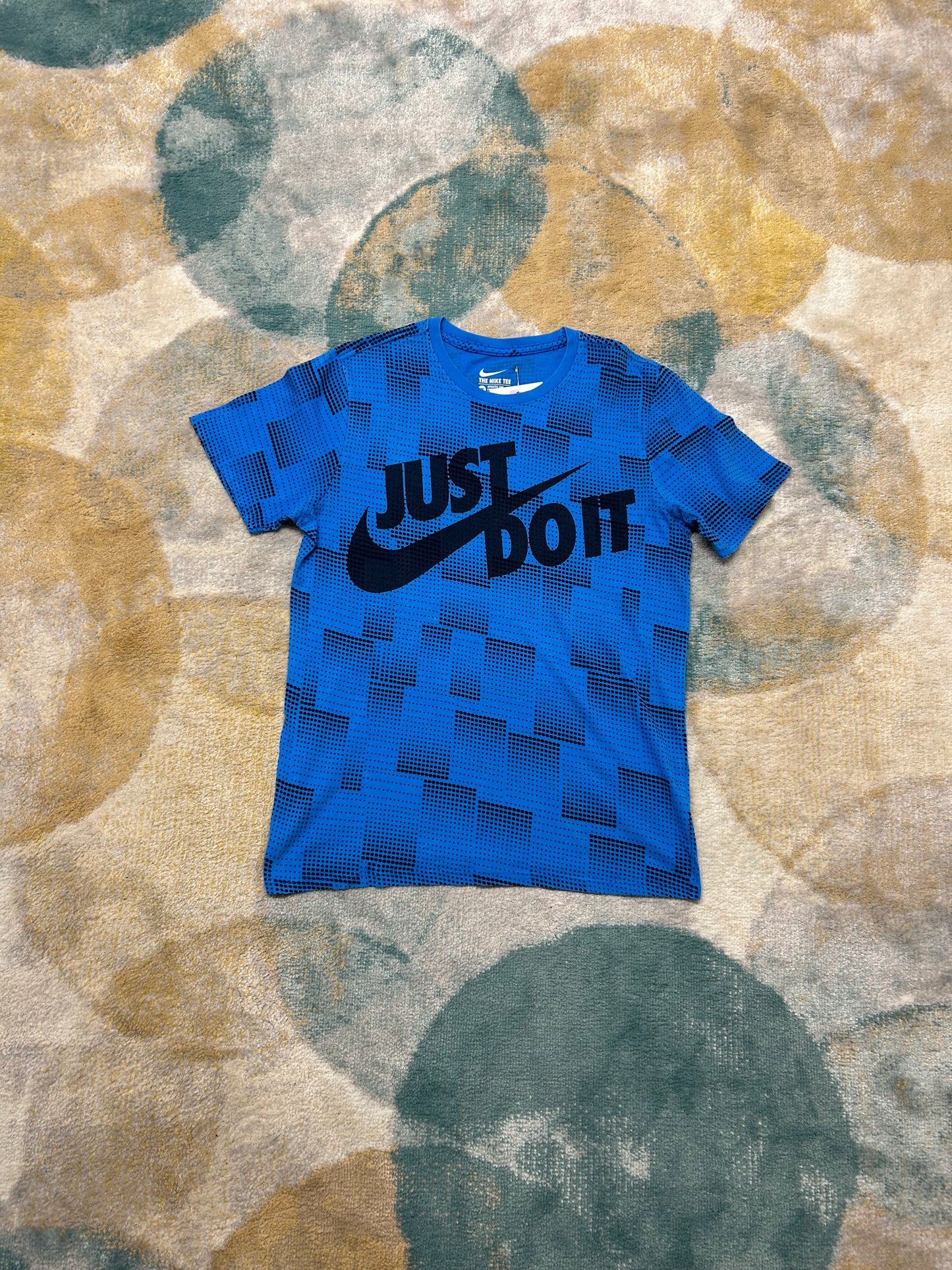 Nike blue just do it graphic cotton Tshirt