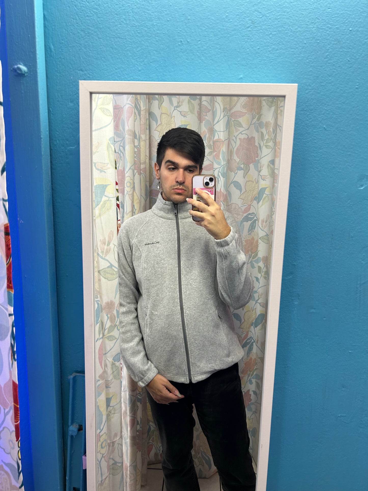 Columbia Grey Fleece Jacket
