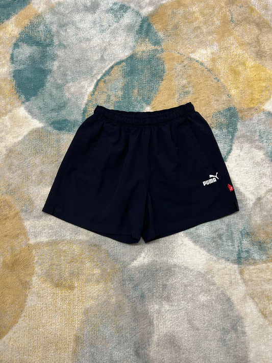 Puma retro midnight blue short shorts