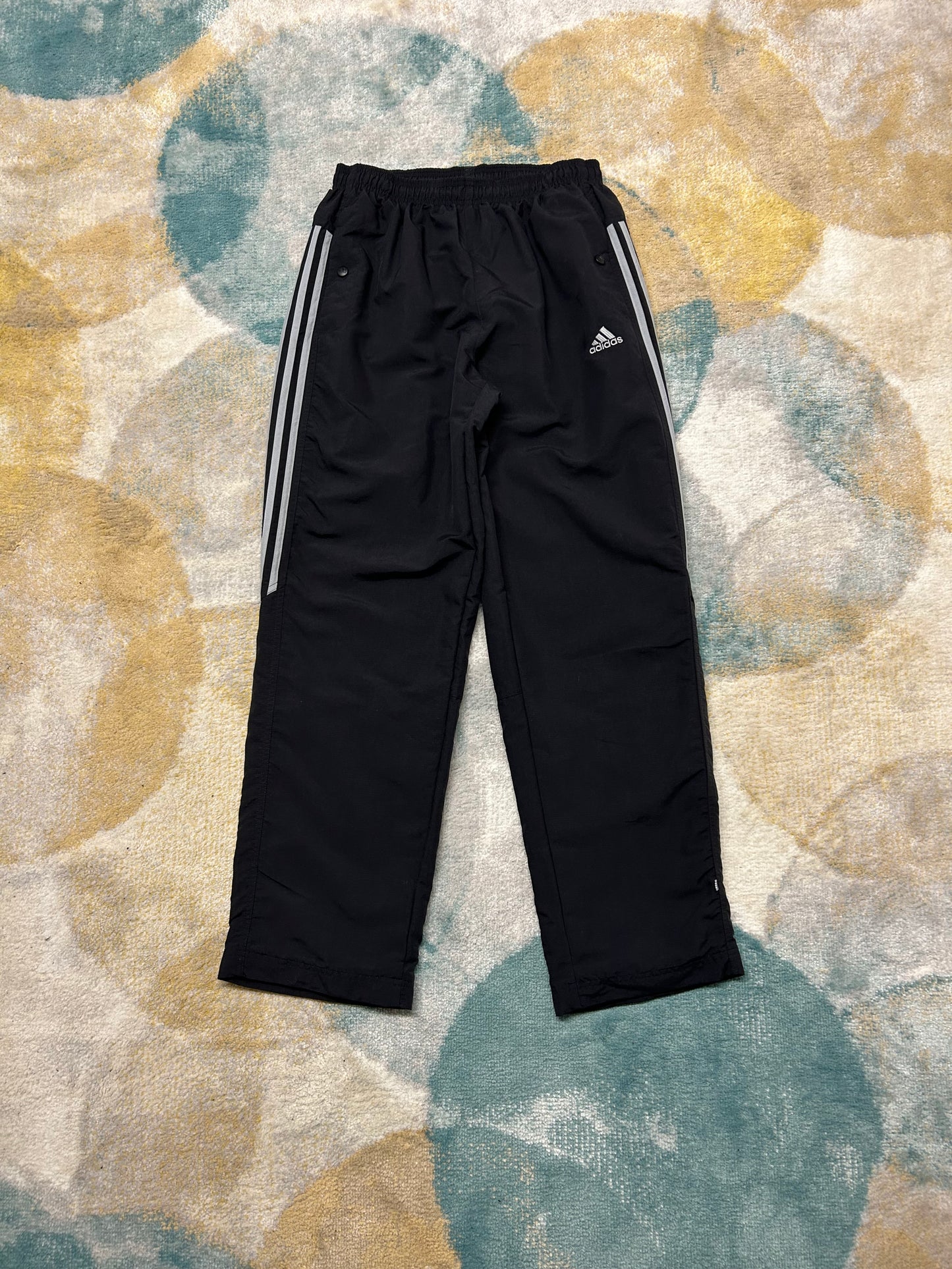 Adidas Black Retro Parachute Pants