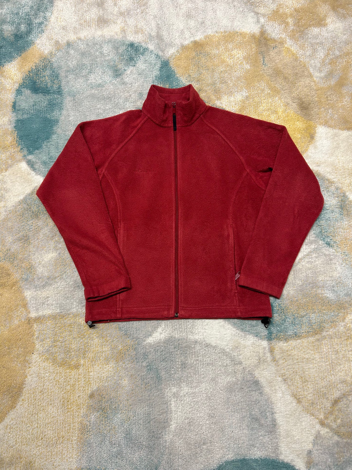 Columbia 00's Burgundy Fleece Jacket