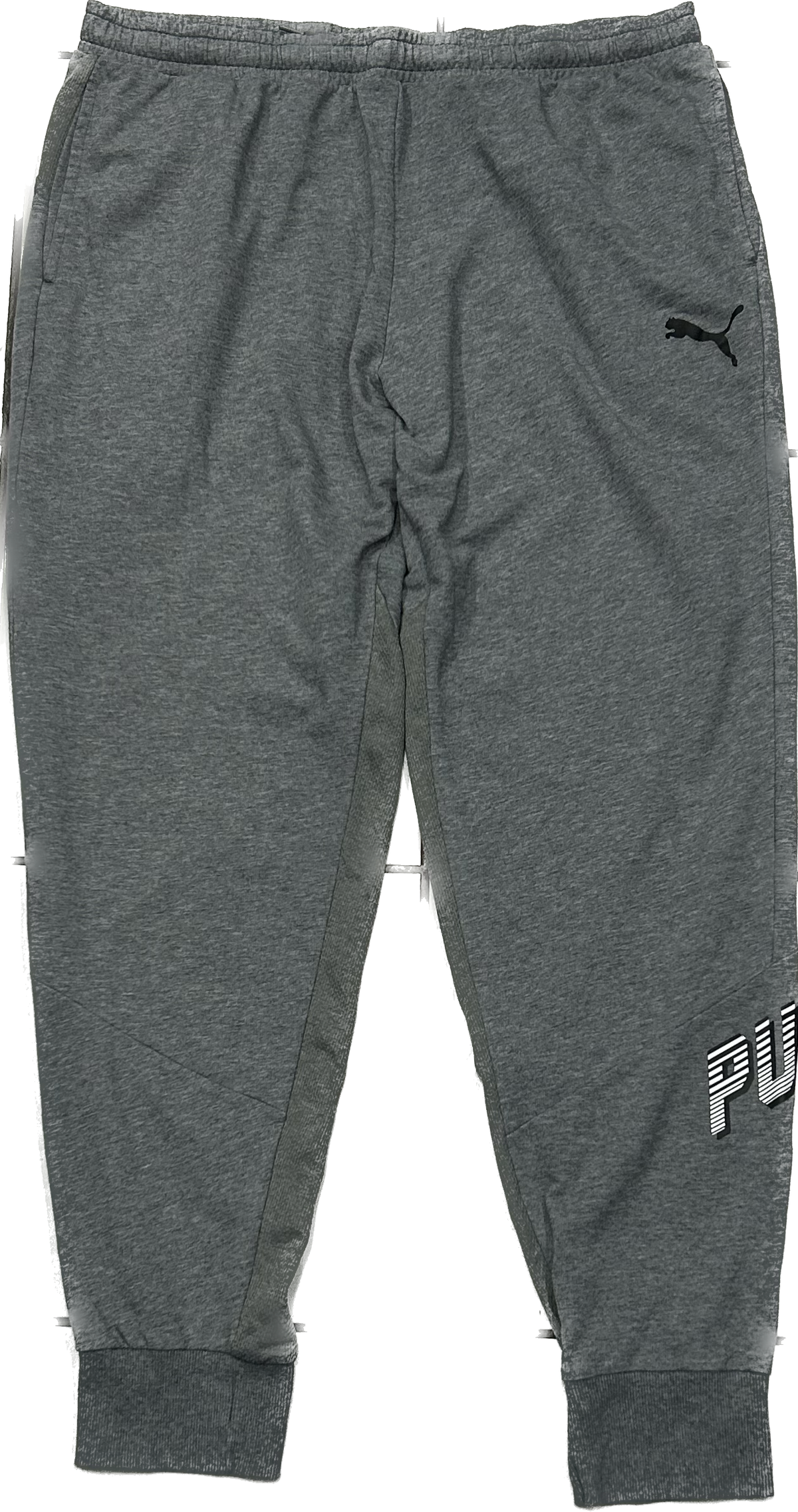 Puma Grey Cotton Trackpants