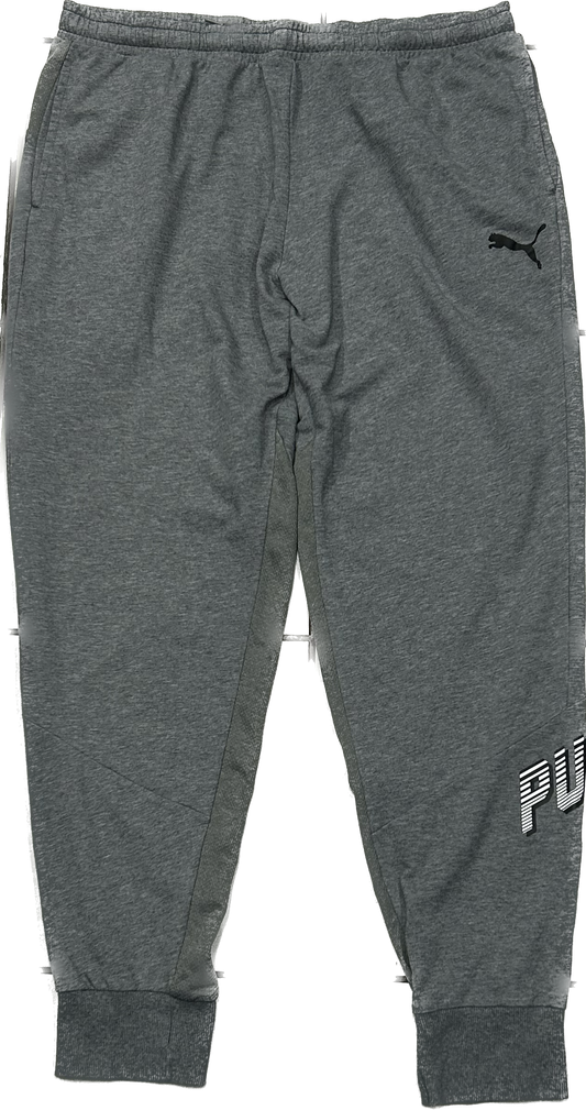 Puma Grey Cotton Trackpants
