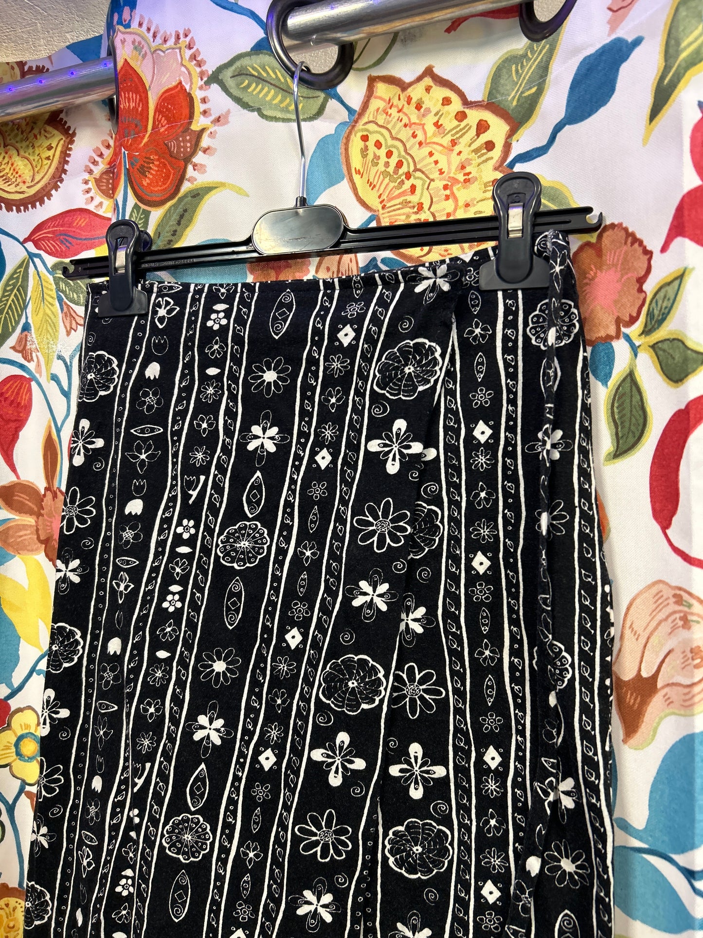Y2k big play wrap skirt