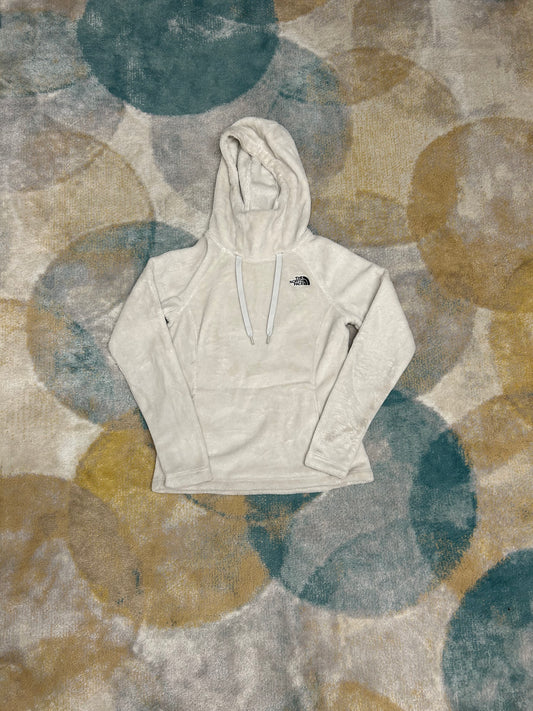 TheNorthFace white fluffy fleece