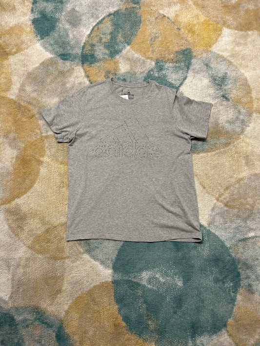 Adidas grey amplifier cotton T-shirt